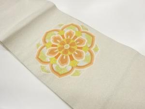 綴れ華紋模様織出し名古屋帯